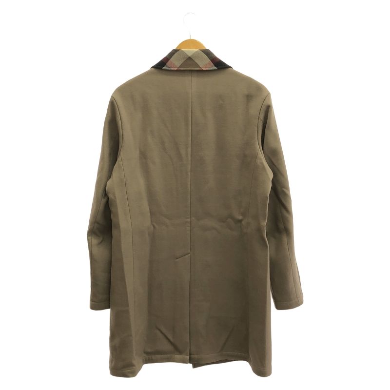 【中古】BLACK LABEL CRESTBRIDGE ダブルフェイス チェックステンカラーコート M 51F08-208-46 ベージュ ブラックレーベルクレストブリッジ[10][240010468861] 中古】BLACK LABEL CRESTBRIDGE ダブルフェイス チェックステンカラー