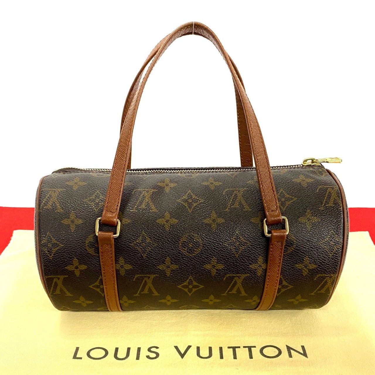 ほぼ未使用 LOUIS VUITTON ルイヴィトン パピヨン モノグラム ロゴ