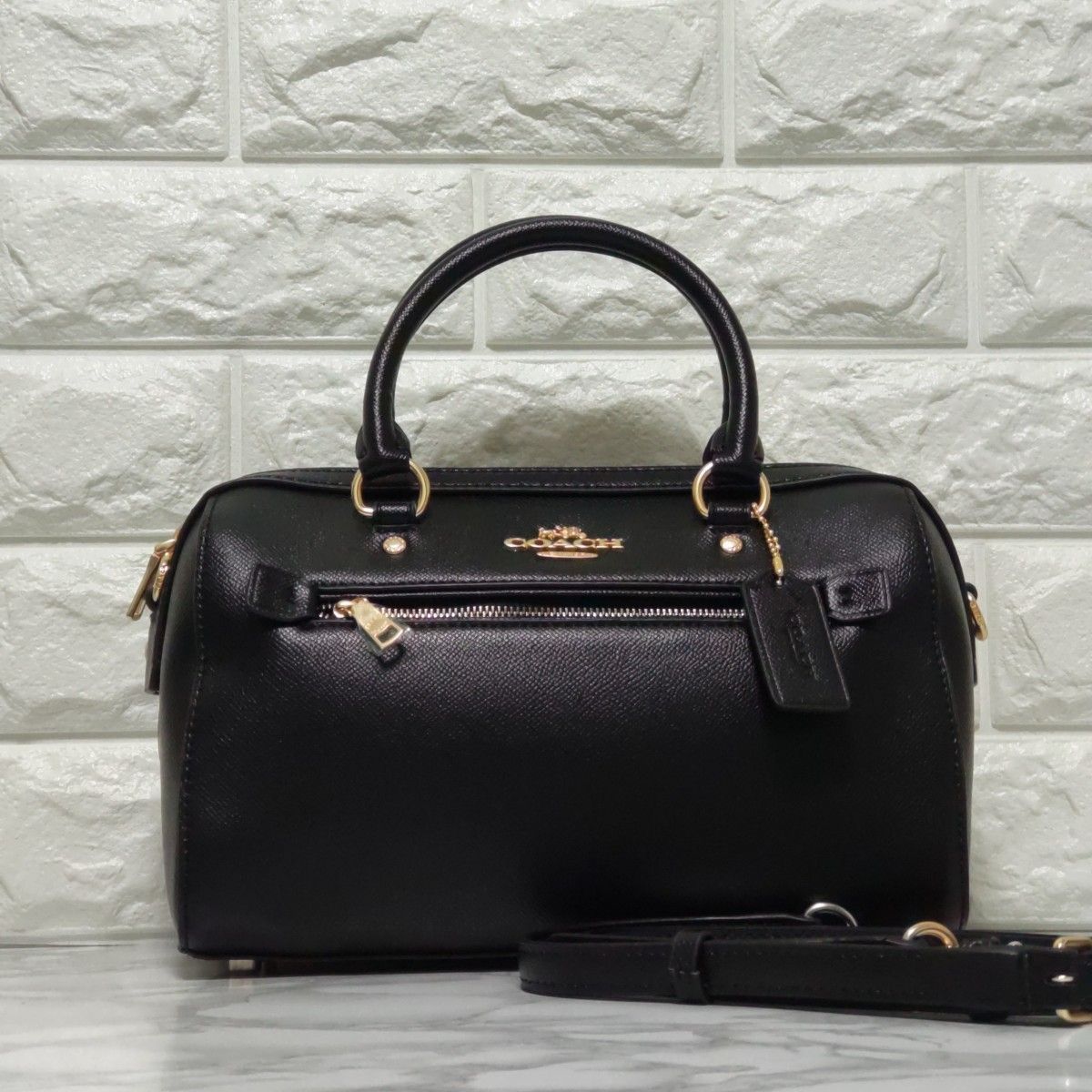 COACH コーチ ローアン サッチェル ボストン ショルダーバッグ 