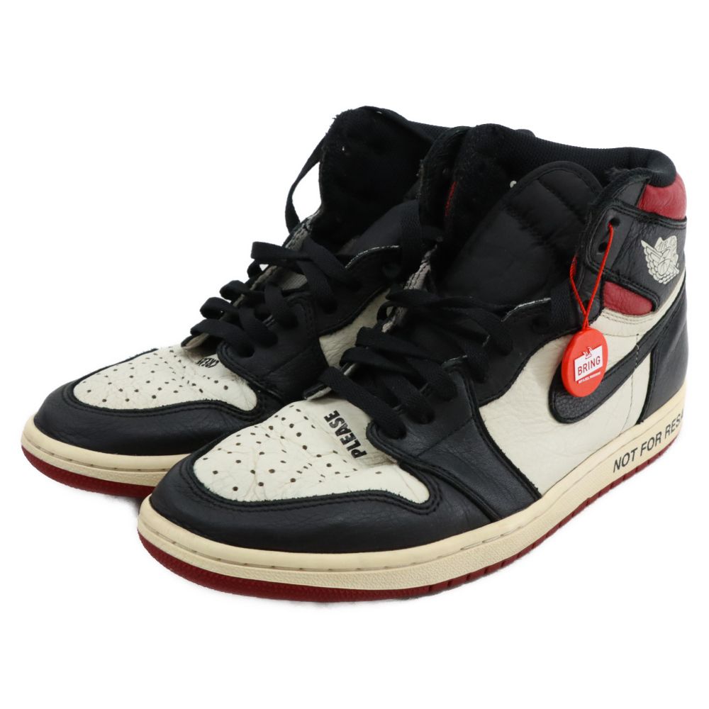 NIKE (ナイキ) AIR JORDAN 1 RETRO HIGH OG NRG NOT FOR RESALEエア ジョーダン 1 ハイ OG NRG  ノットフォーリセール ハイカットスニーカー 861428-106 US9.5/27.5cm - メルカリ