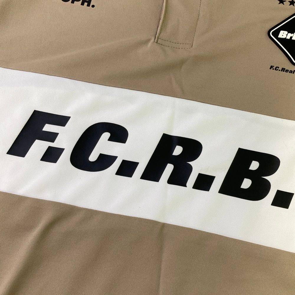 FCRB ポロシャツ ゴルフ Mサイズ Mサイズ FCRBポロシャツ veal logo 縦
