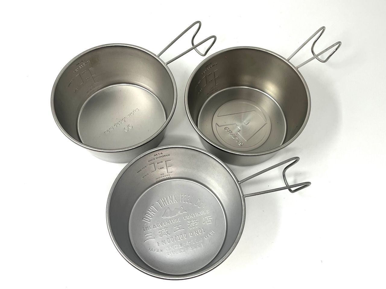 neru design works シェラカップ 0/0 深型　2個セット neru design works サンゾー工務店 asimocrafts シェラカップ深