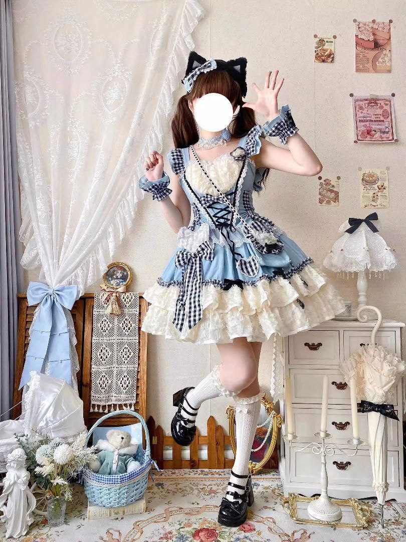 星【新品未使用】2025新作 豪華姫系 lolita 可愛 レトロ風