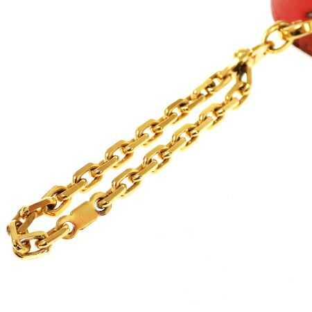 エルメス グローブホルダー ゴールド H チェーン 手袋 クリップ ロゴ 2 ☆