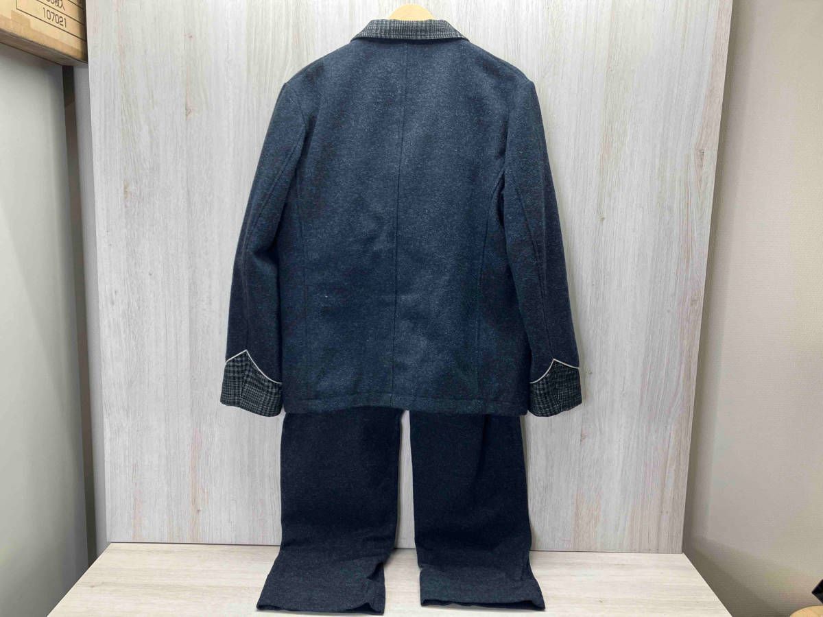 美品 DRESS HIPPY ワークコート パンツ セットアップ Dress hippy/ドレスヒッピー スモーキングジャケット パンツ