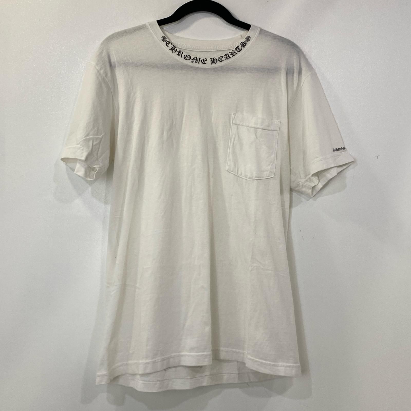 クロムハーツCHROME HEARTS Tシャツ 半袖 白/ホワイト正規品 中古 クロムハーツCHROME HEARTS Tシャツ 半袖 白/ホワイト正規品