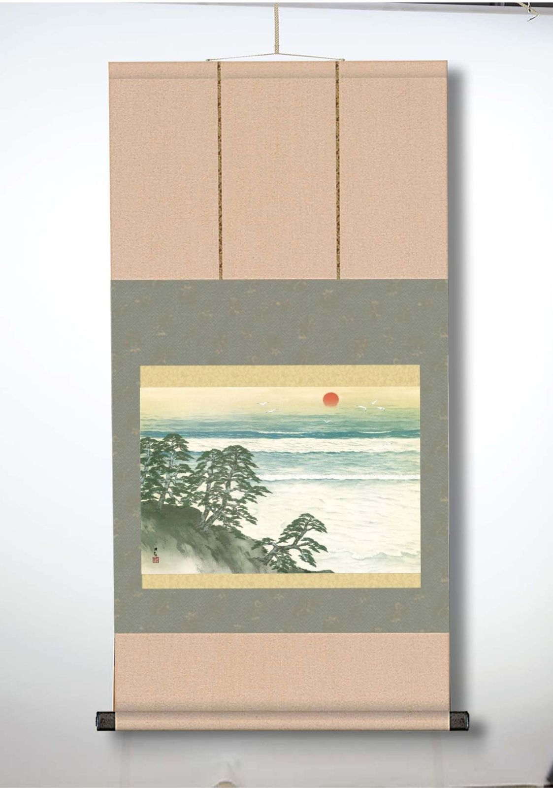 横山大観 霊峰富士掛軸(尺三) 海暾 - メルカリ