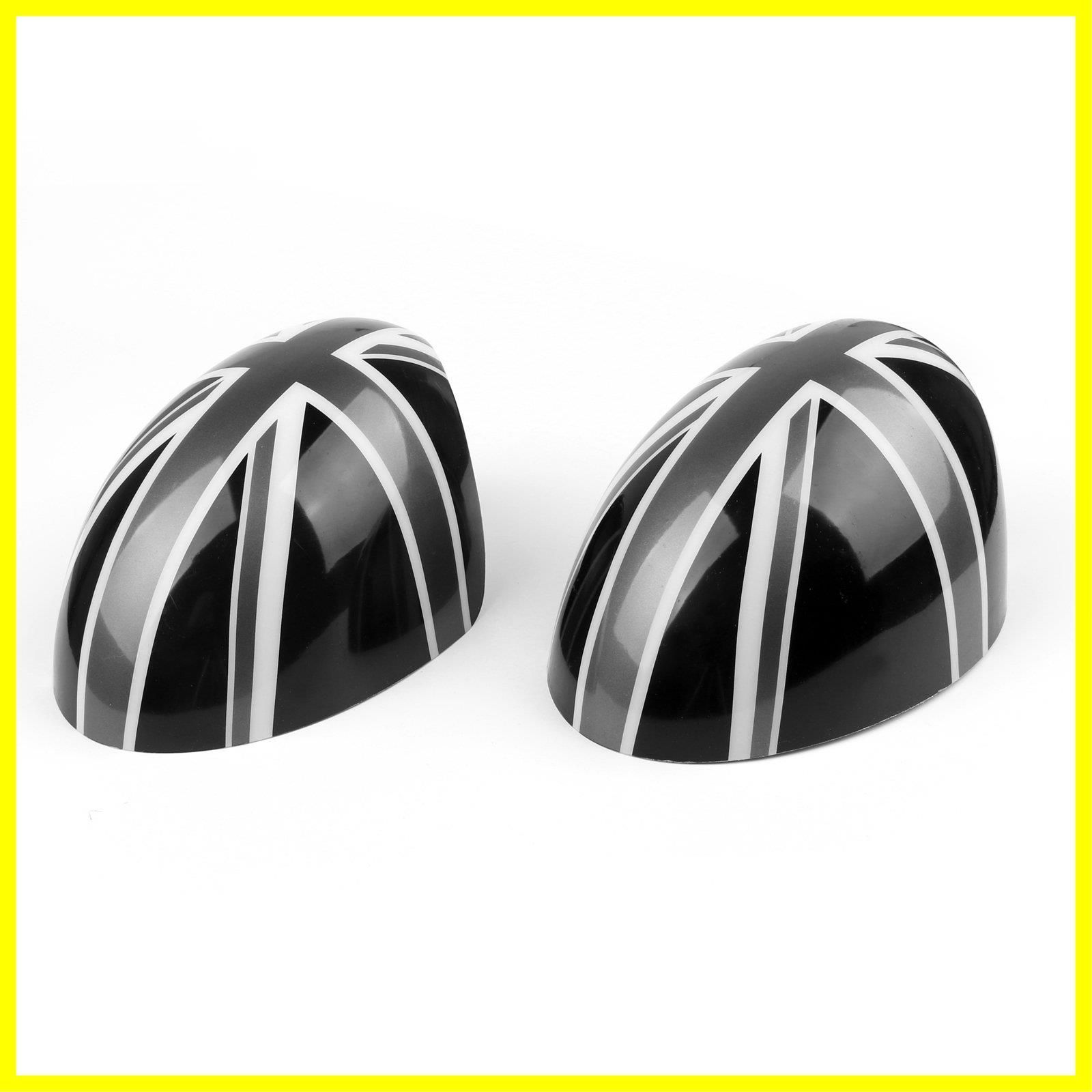 【在庫処分】R56 R55 R60 ミニ用 ミラーカバー パワー ウイング ユニオンジャック フォールド 2x Shark ミラー用 u0026 Bruce