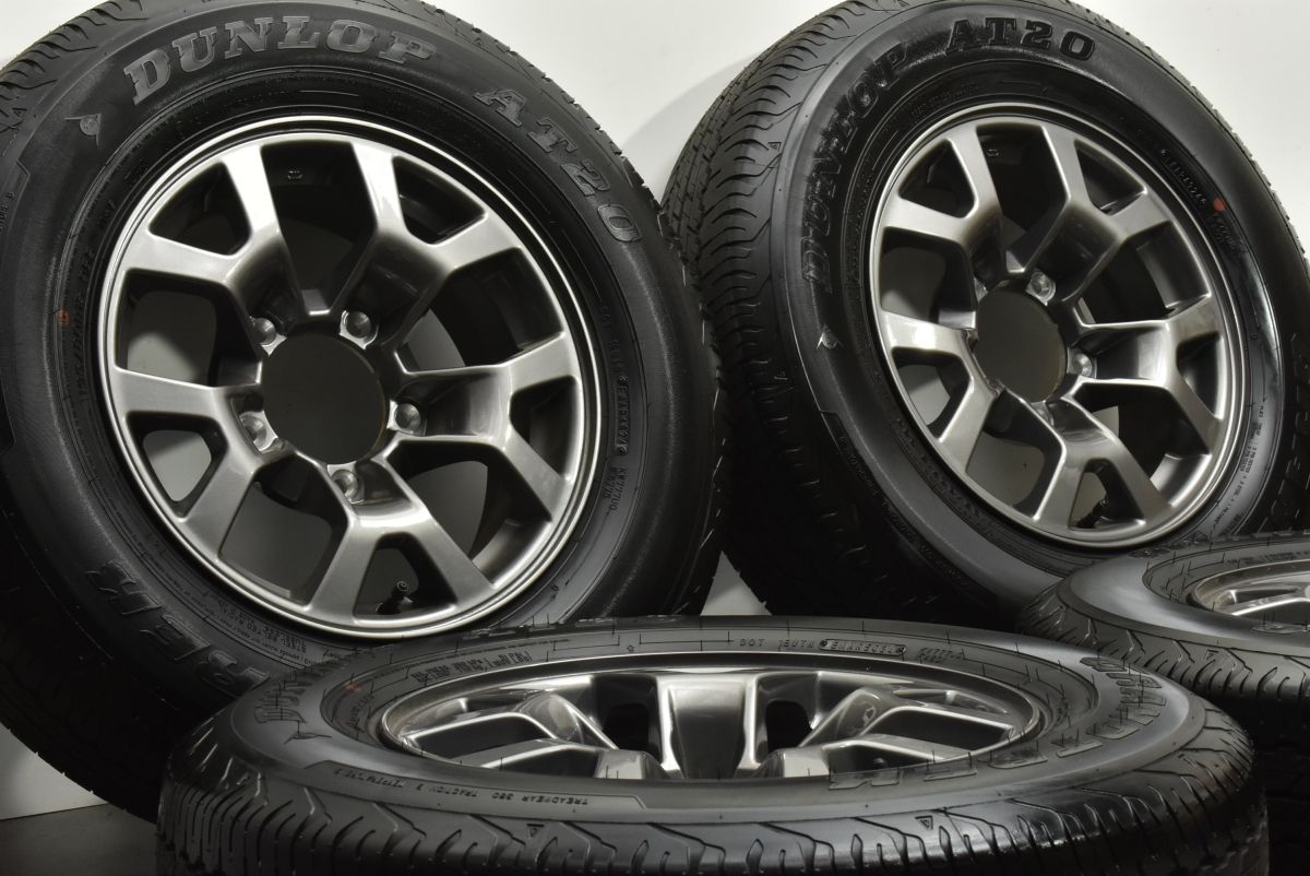 2025年製 バリ溝 スズキ JB74 ジムニーシエラ ノマド 純正 15in 5.5J 5 PCD139.7 グラントレック AT20 195|80R15