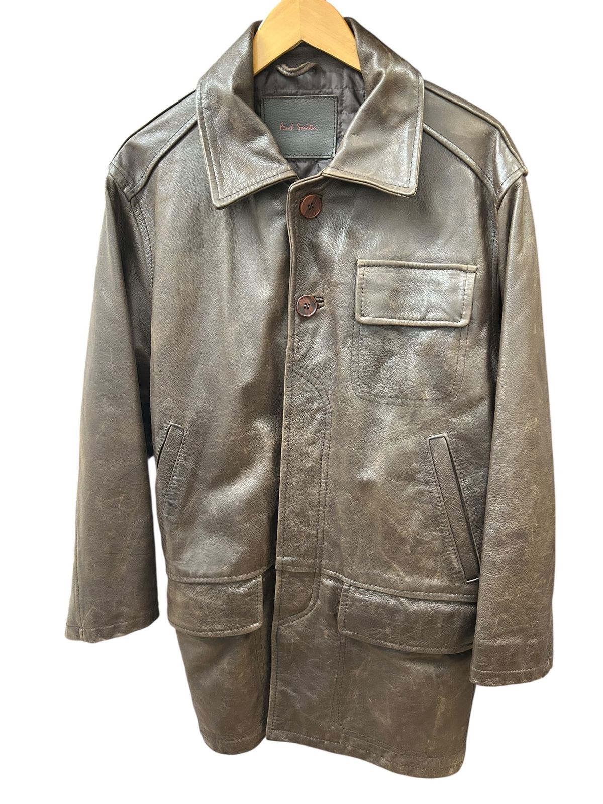 ポールスミス ダッフルコート レザーコート Paul Smith】ダッフルコート ダブルフェイスメルトン 2色 (Paul