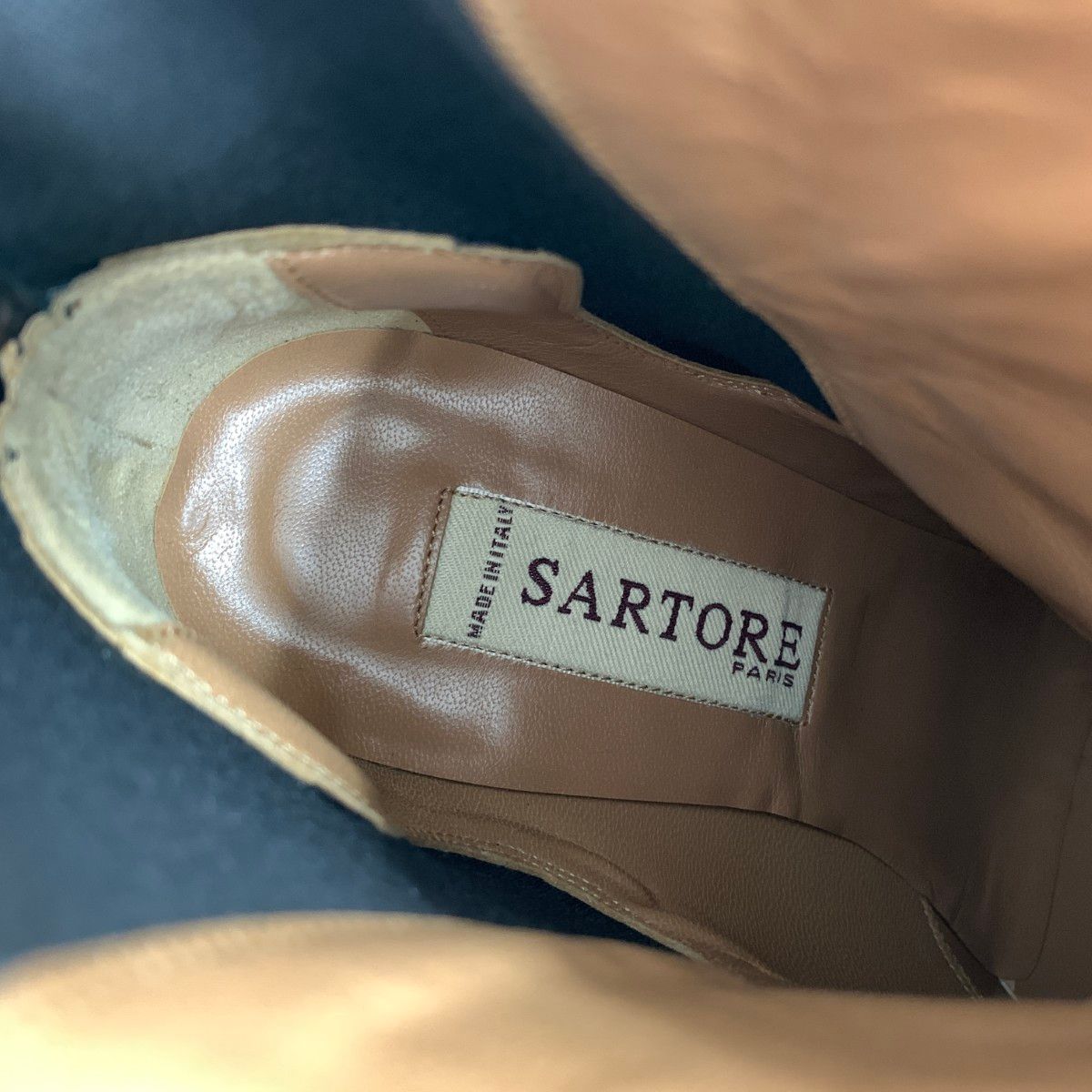 SARTORE サルトル 表記サイズ:38 サイドゴア ショート ブーツ