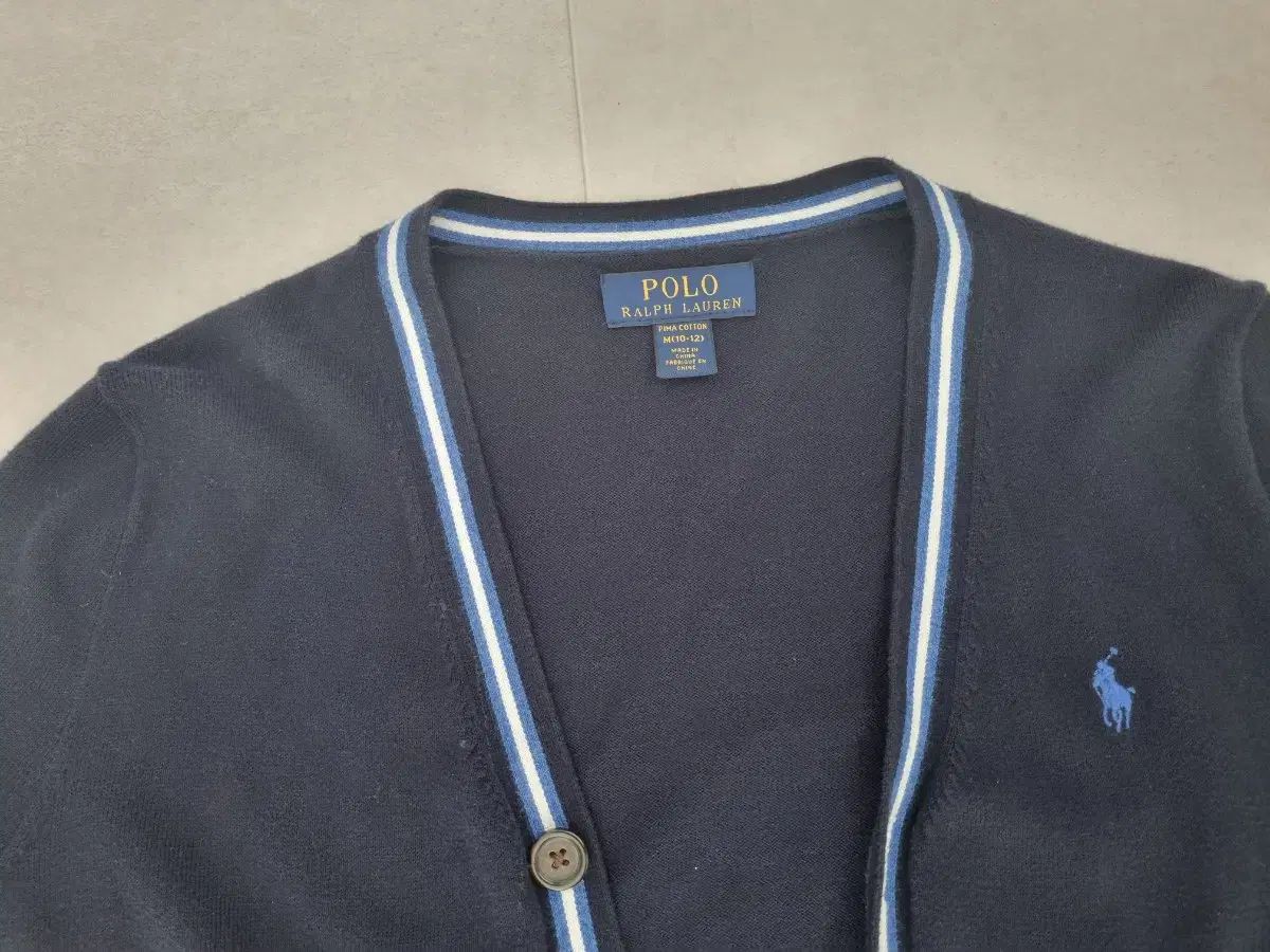 ポロ Ralph Lauren(ラルフローレン) ネイビー カーディガン ジュニア M 