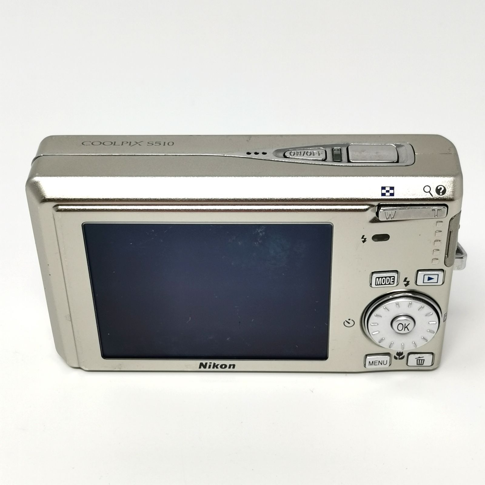 Nikon ニコン COOLPIX S510 デジカメ シルバー 動作未確認 管理番号