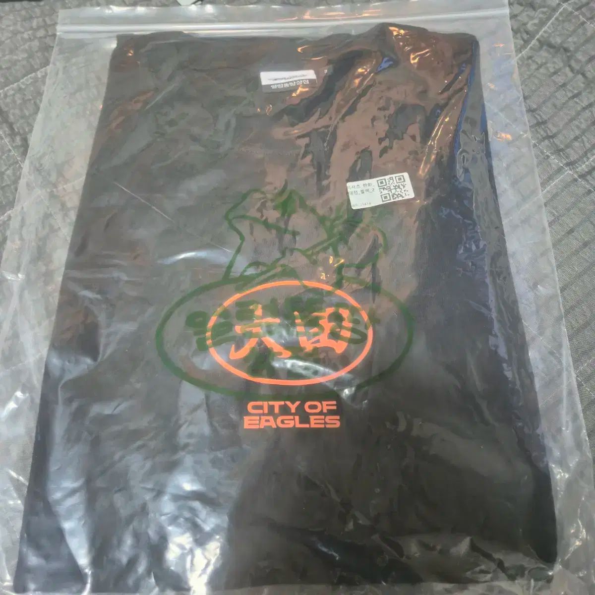 얼렁뚱땅 店舗 Hanwhae Eagles ハンファ イーグルス デジョン Tシャツ ブラック