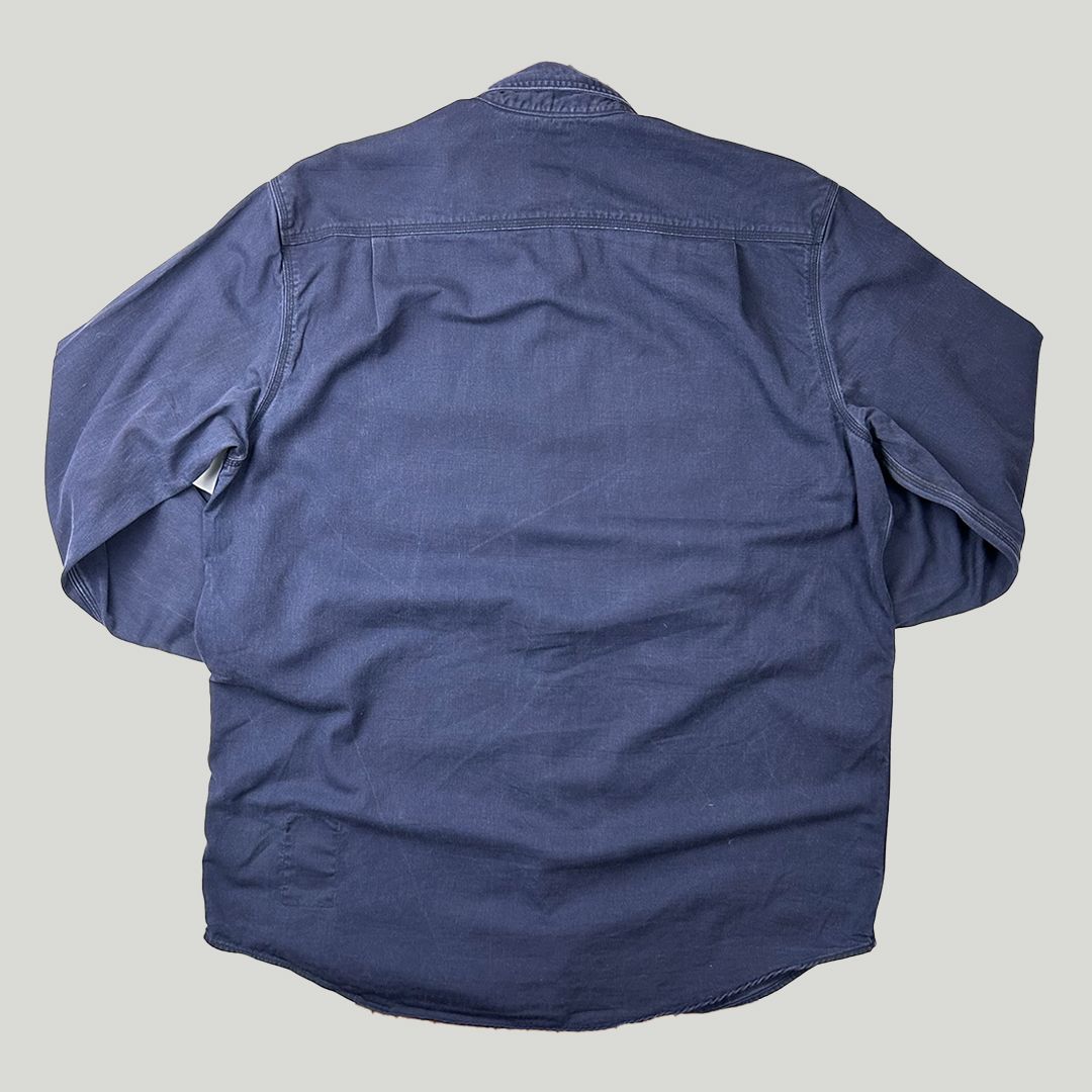 Carhartt カーハート ダックシャツ ワークシャツ XL ネイビー 紺 Carhartt カーハート ダックシャツ ワークシャツ XL ネイビー 紺