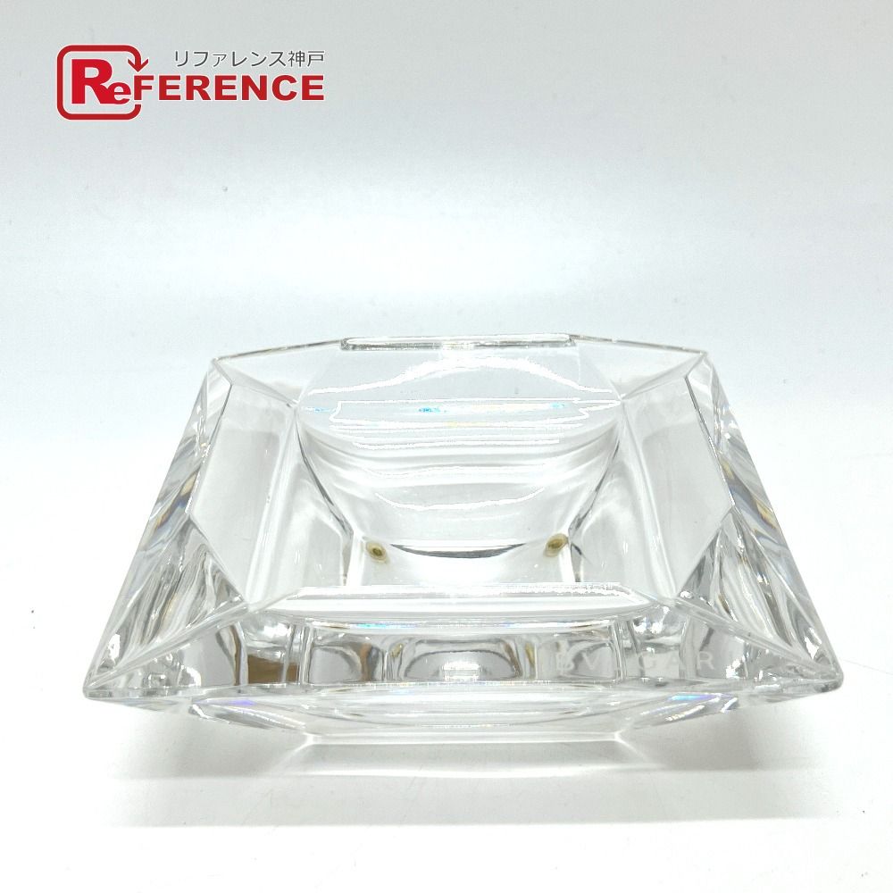 BVLGARI クリアガラス灰皿 ブルガリ 小物入れ