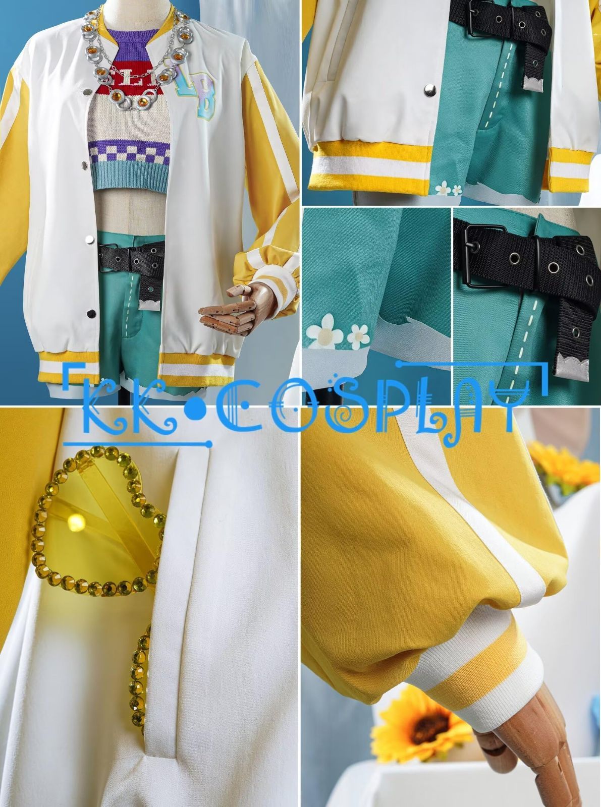 高品質 KKCOSPLAY コスプレ衣装 第五人格 応援団 リリー?バイエル OPH戦隊 帽子 メガネ付き セット 変装服 仮装 コスチューム 修学旅行BJ0925ML03 ハロウィン