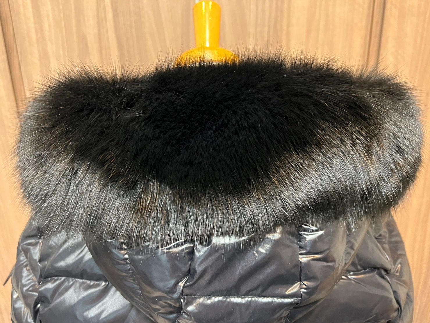 ☆未使用・本物保証☆MONCLER BADYFUR TG0 ブラック XSサイズレディース