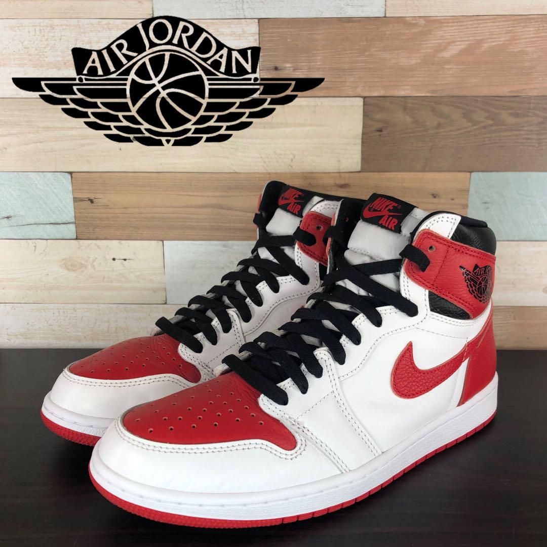 シューズ(男性用) Nike Air Jordan 1 Retro High OG 27.5 ナイキ AIR JORDAN 1 RETRO HIGH OG キャンバス×レザー