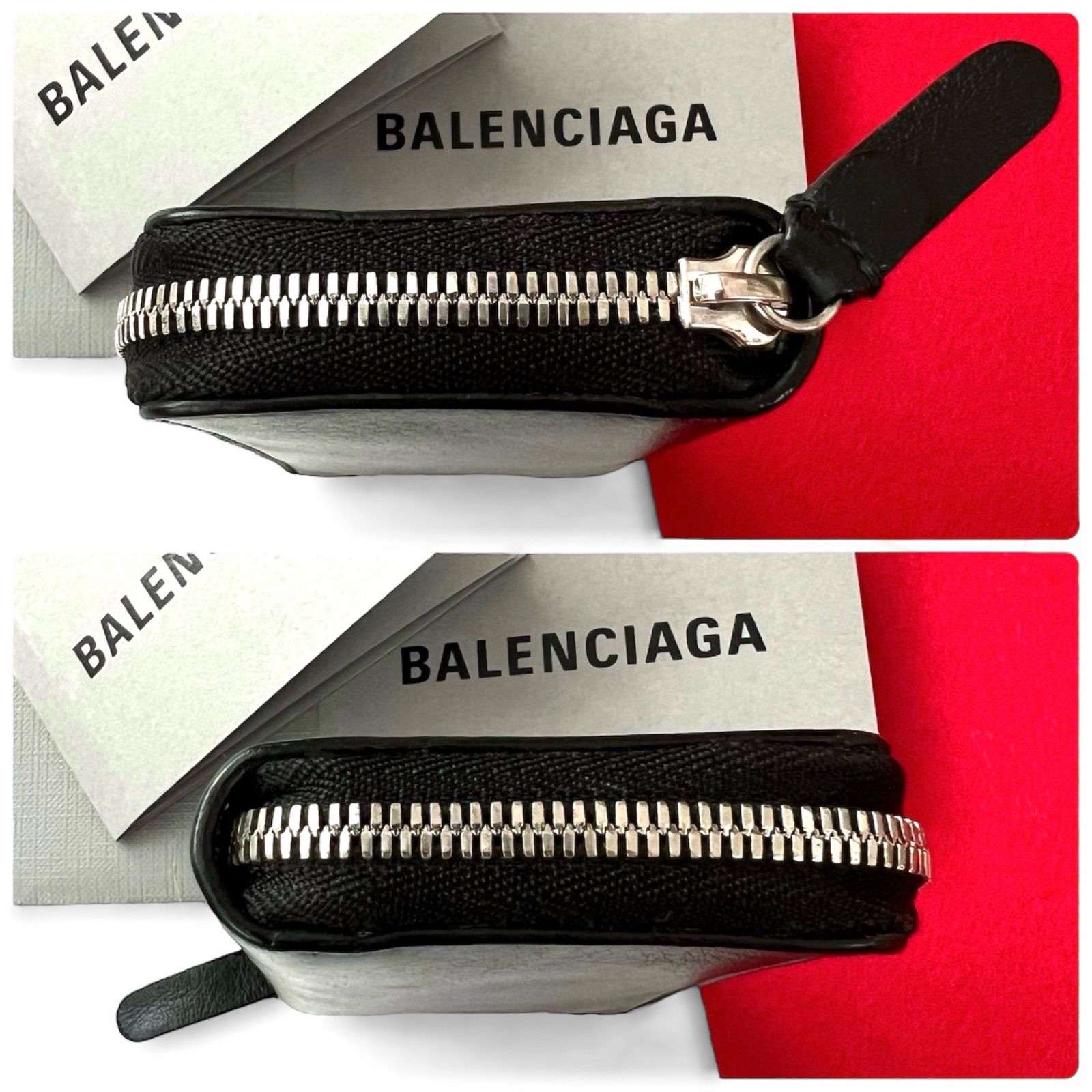 美品✨BALENCIAGAバレンシアガ財布コインケースカードケース516373黒 美品✨BALENCIAGAバレンシアガ財布 コインケースカードケース