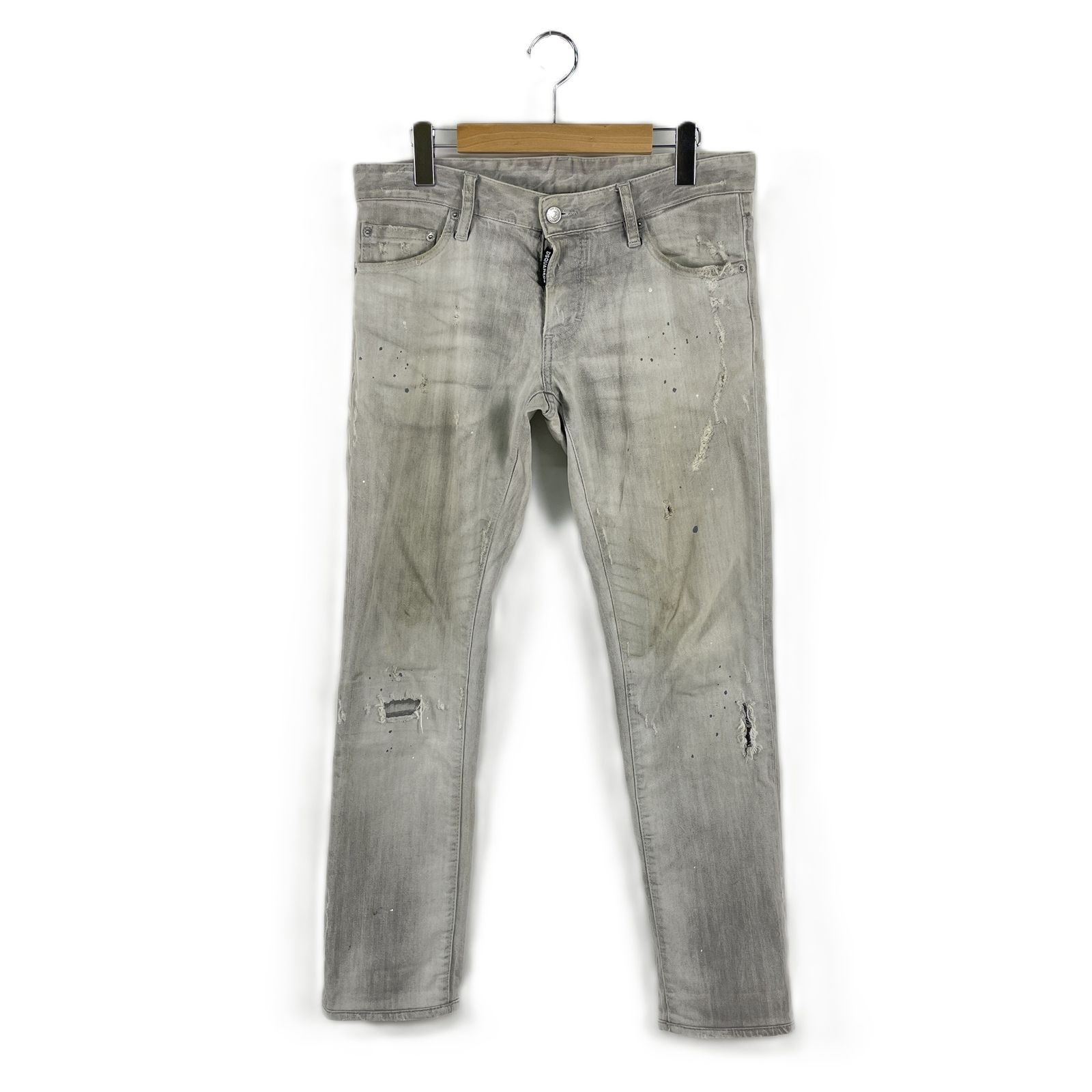 定価8万円人気ディースクエアード☆ダメージジーンズ☆48 DSQUARED2