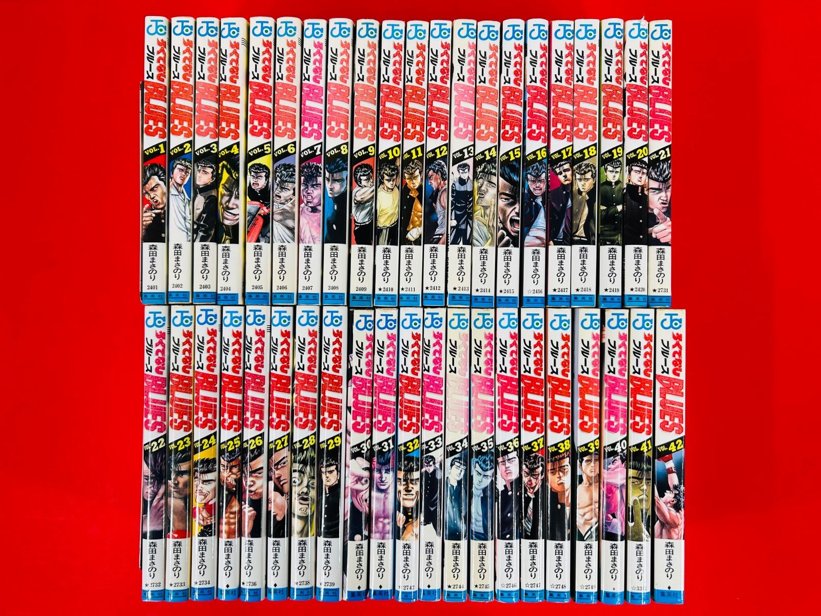 【ほぼ初版】ろくでなしブルース 全42巻 完結 　漫画ジャンプコミックス ろくでなしBLUES コミック 全42巻完結 [マーケットプレイス