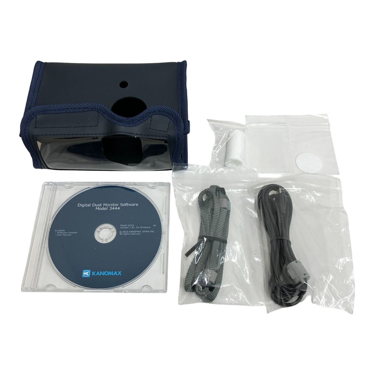 日本カノマックス 3444 デジタル粉塵計 光散乱式 粉じん計 KANOMAX ジャンク M10548606