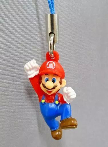 中古】雑貨 マリオ ミニフィギュアストラップ 「New スーパーマリオ