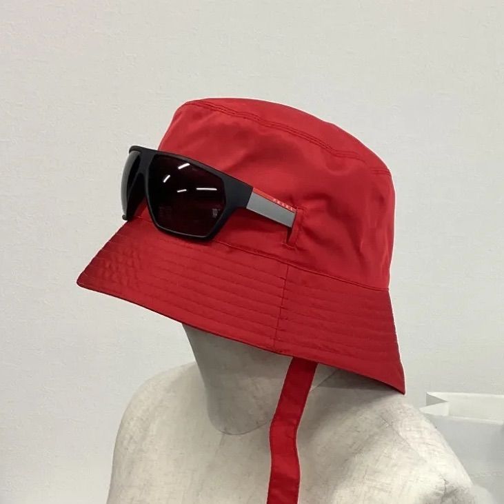 PRADA プラダ バケットハット トライアングルロゴフィッシャーマン