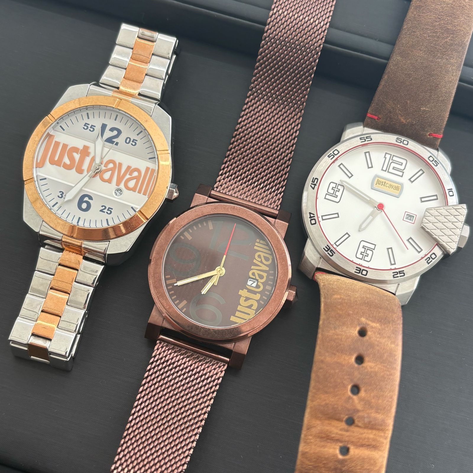 ジャストカヴァリ Just Cavalli 時計 メンズ 3点セット 1G064