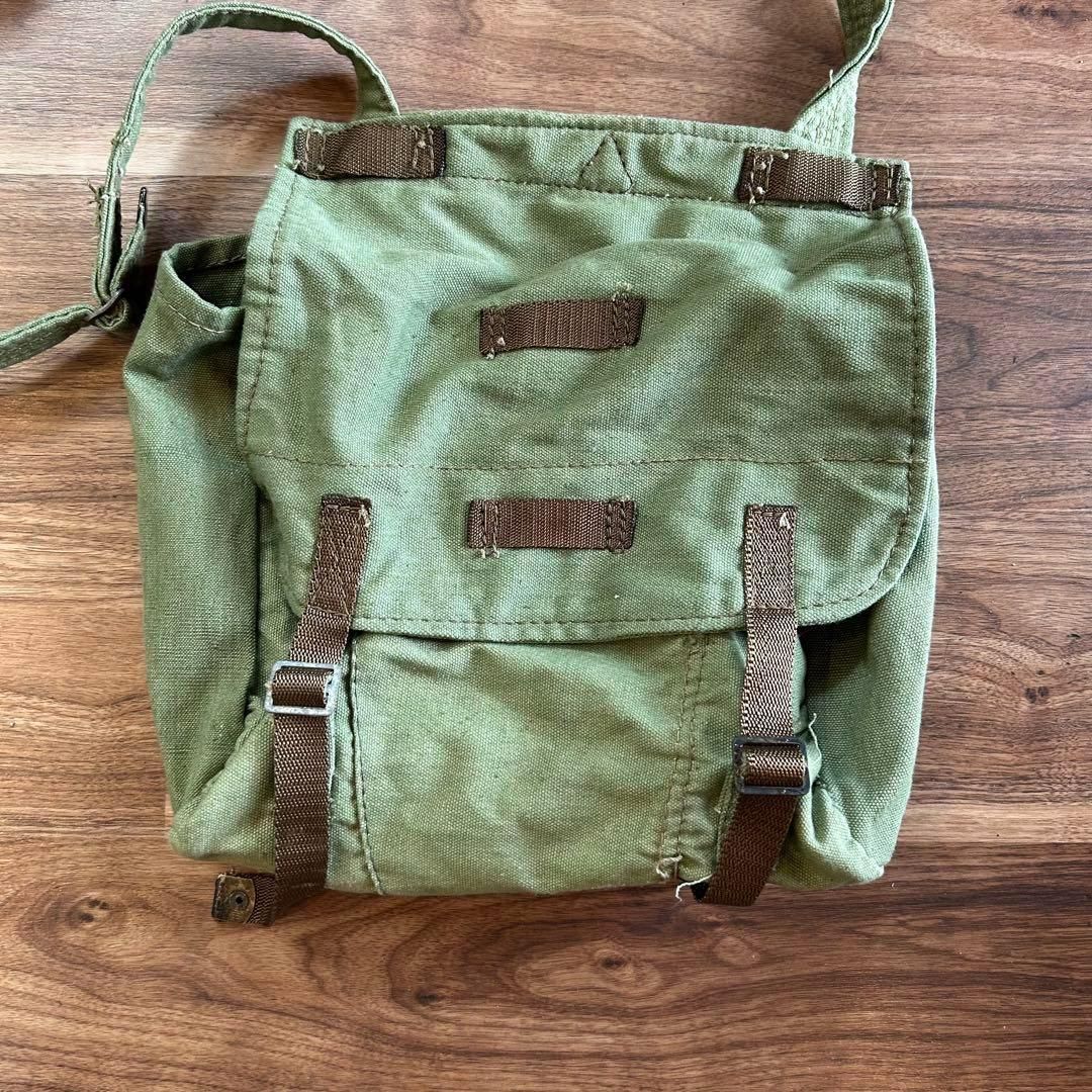 14お買い得品 70s vintage ルーマニア軍 ショルダー ブレッドバッグ