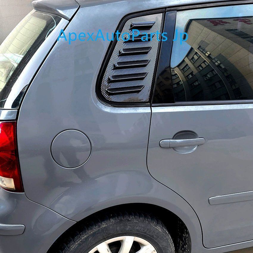 フォルクスワーゲン ポロ 9N 2002-2009年式 ウィンドウルーバー カスタムステッカー 外装