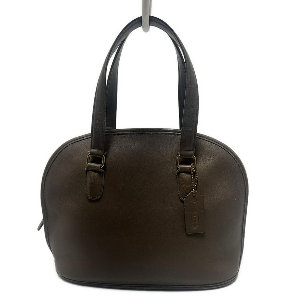 COACH コーチ ハンドバッグ - 9958 ダークブラウン レザー