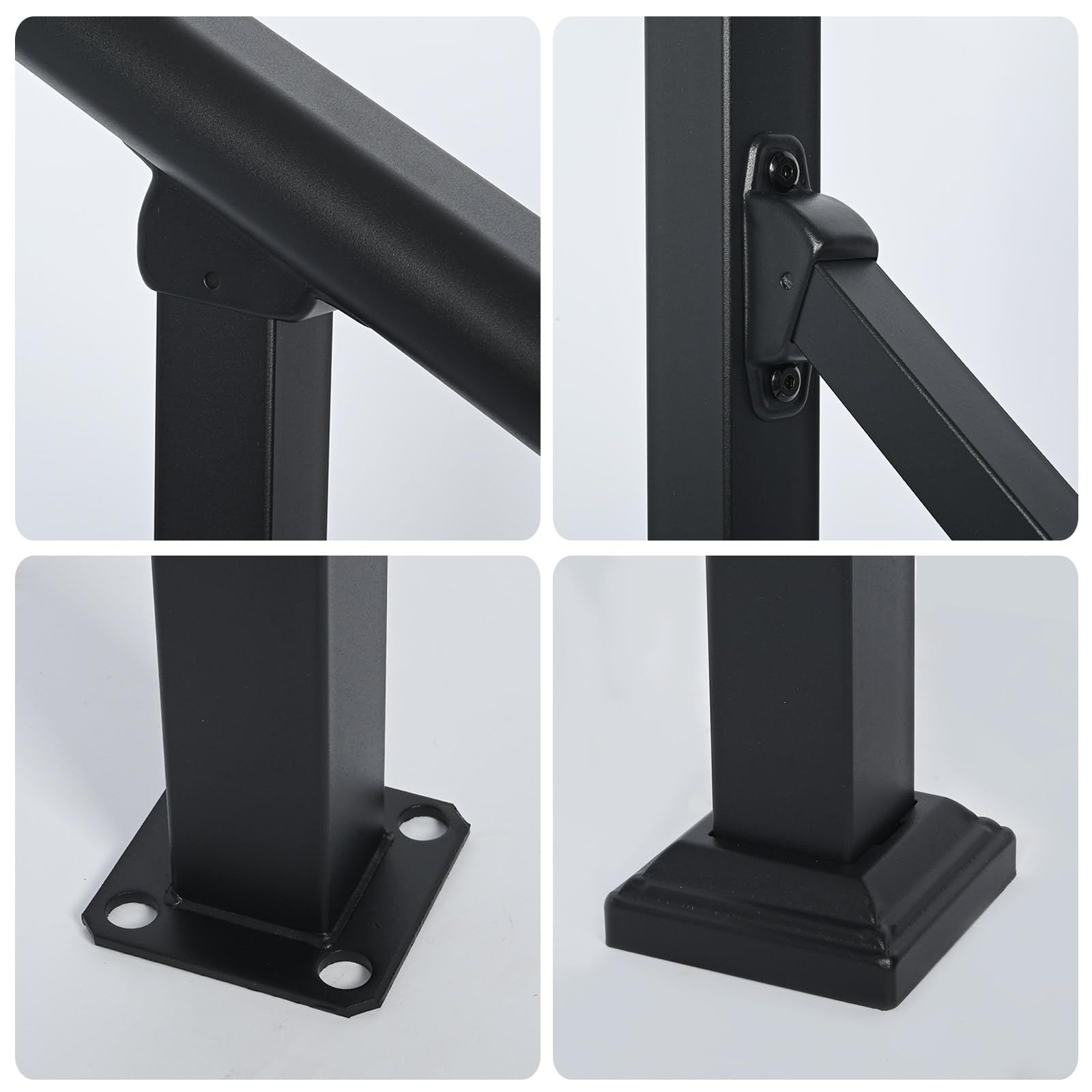 新品 awliye 手すり 屋外 階段 玄関 手すり おしゃれ 2ステップ