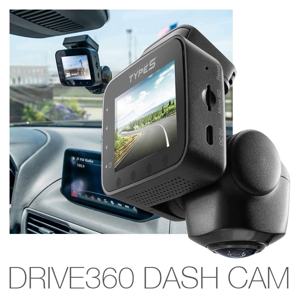 TYPE Sドライブレコーダー DRIVE360DashCam【アウトレット