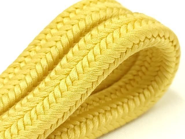 平和屋着物● 上 有職組紐道明 帯締め 冠組 支子色 宮内庁御用 国立博物館御用 東京芸術大学御用 AABB3761ay