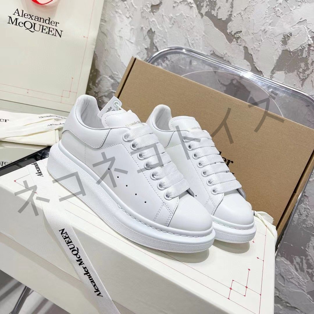 Alexander McQueen アレキサンダーマックイーン 靴  スニーカー レディース/メンズ  厚底  A 白