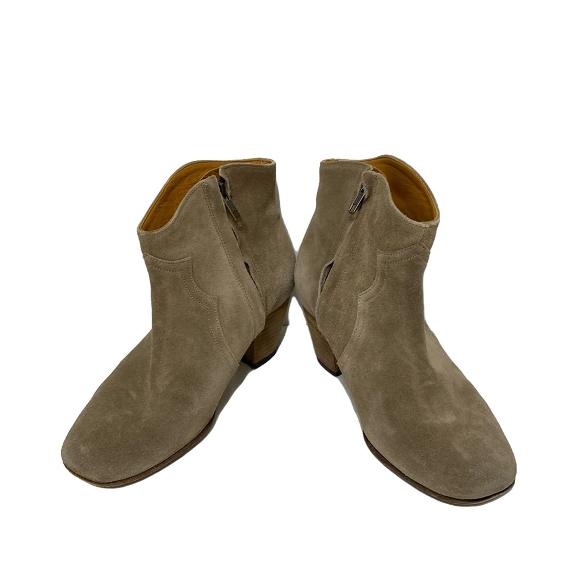 ISABEL MARANT(イザベルマラン) ショートブーツ 37 レディース - グレーベージュ - メルカリ