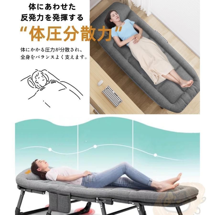 オフィス昼寝折りたたみベッド 昼寝枕セット オフィス昼寝折りたたみベッド 昼寝枕セット 折りたたみベッド