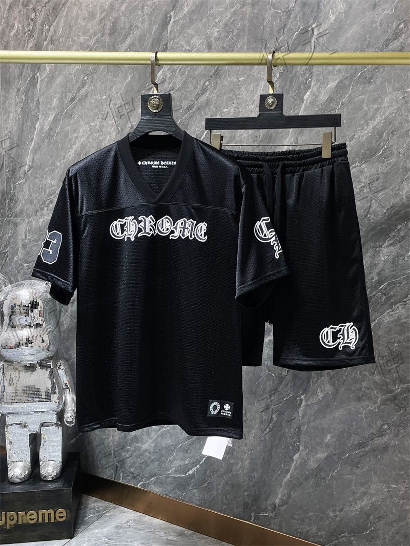 Chrome Hearts クロムハーツ 2点セット 秋 冬 メンズ tシャツ 上下セット tシャツ 短パンツ 上着 下着 ビッグサイズ カジュアル ストリートファッション かわいい お洒落 並行輸入品