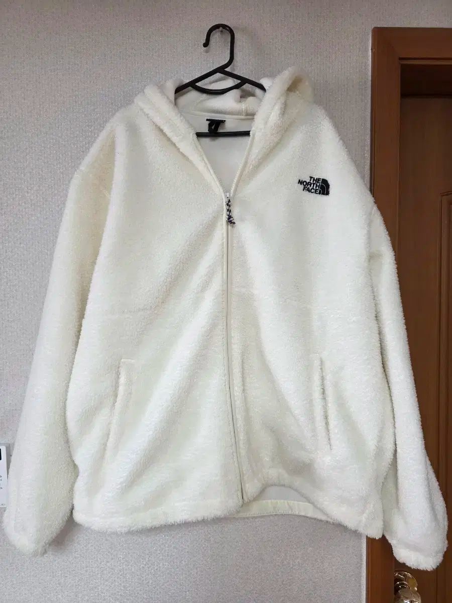 THE NORTH FACE フード フリース アイボリー 2XL