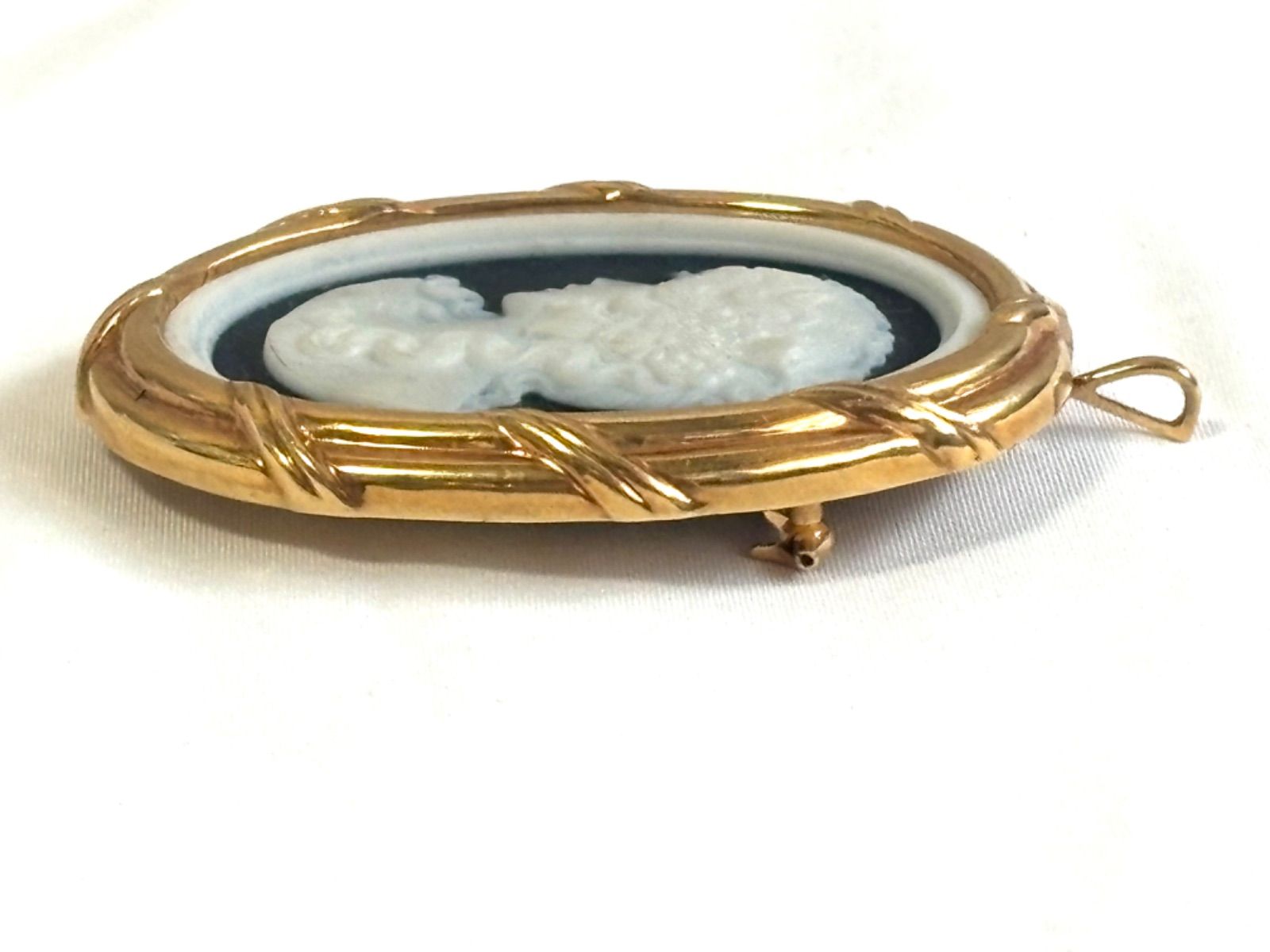 【最終値下げ】フレーム18金☆ストーンカメオ 最終値下げ】フレーム18金☆ストーンカメオ 【公式通販】