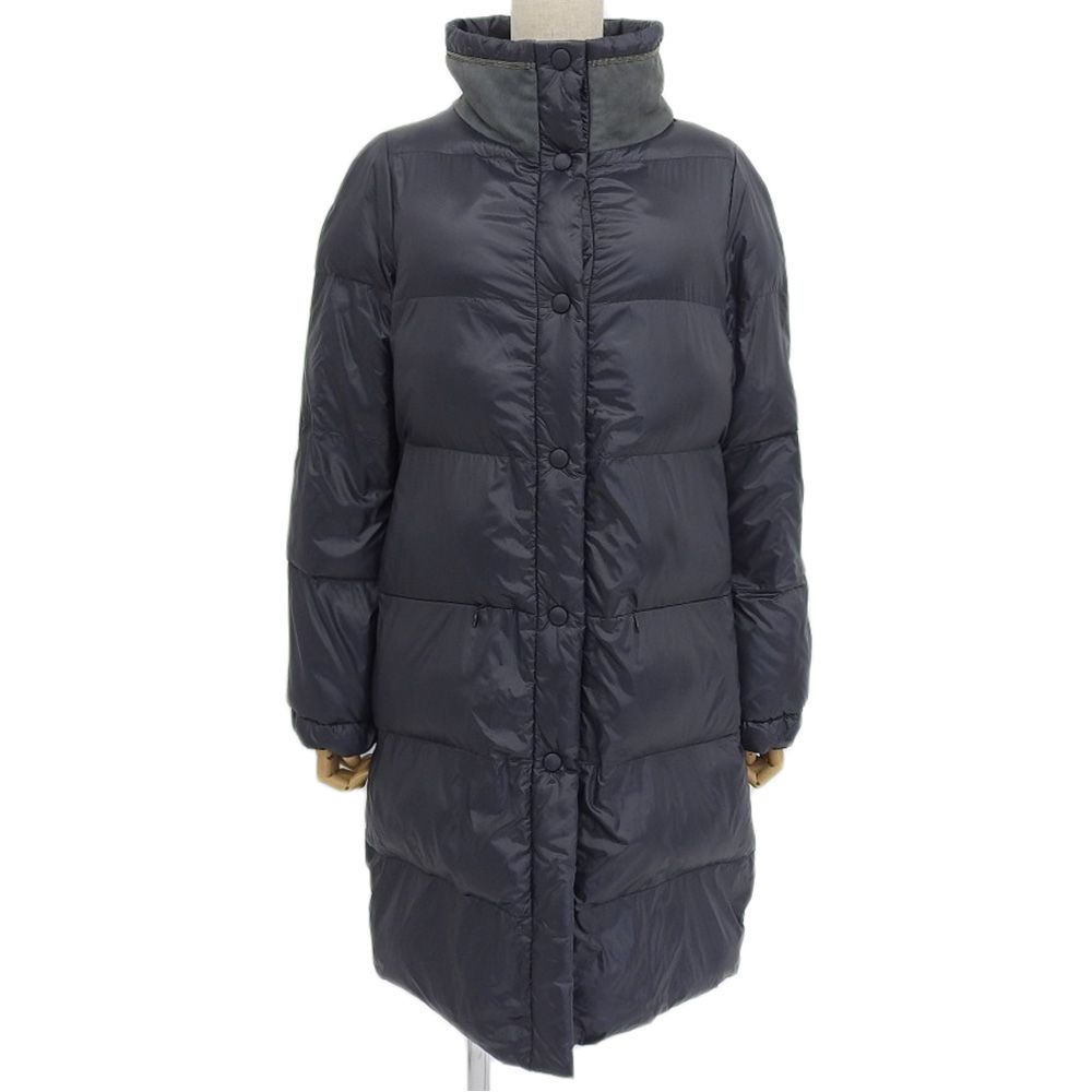 ルテチア様 ファビアナフィリッピ モニーレ レザー ダウンジャケット