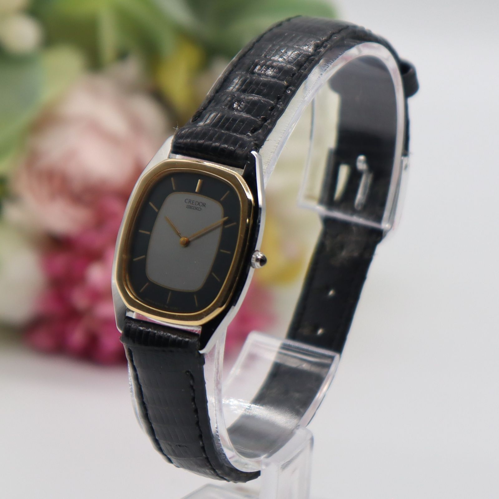 14金 CREDOR SEIKO レディース 14Kベゼル 6730-5120 美品】セイコー クレドール 14Kベゼル【6730-5120】文字盤