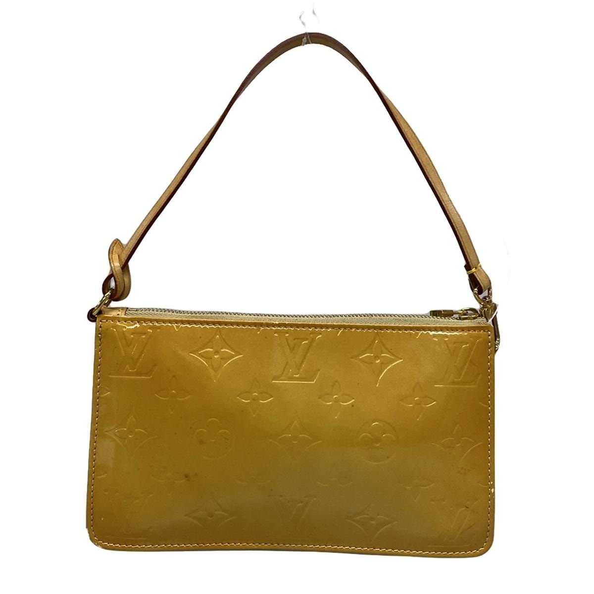 LOUIS VUITTON(ルイヴィトン) ハンドバッグ モノグラムヴェルニ レキシントン M91058 ライムイエロー レザー - メルカリ