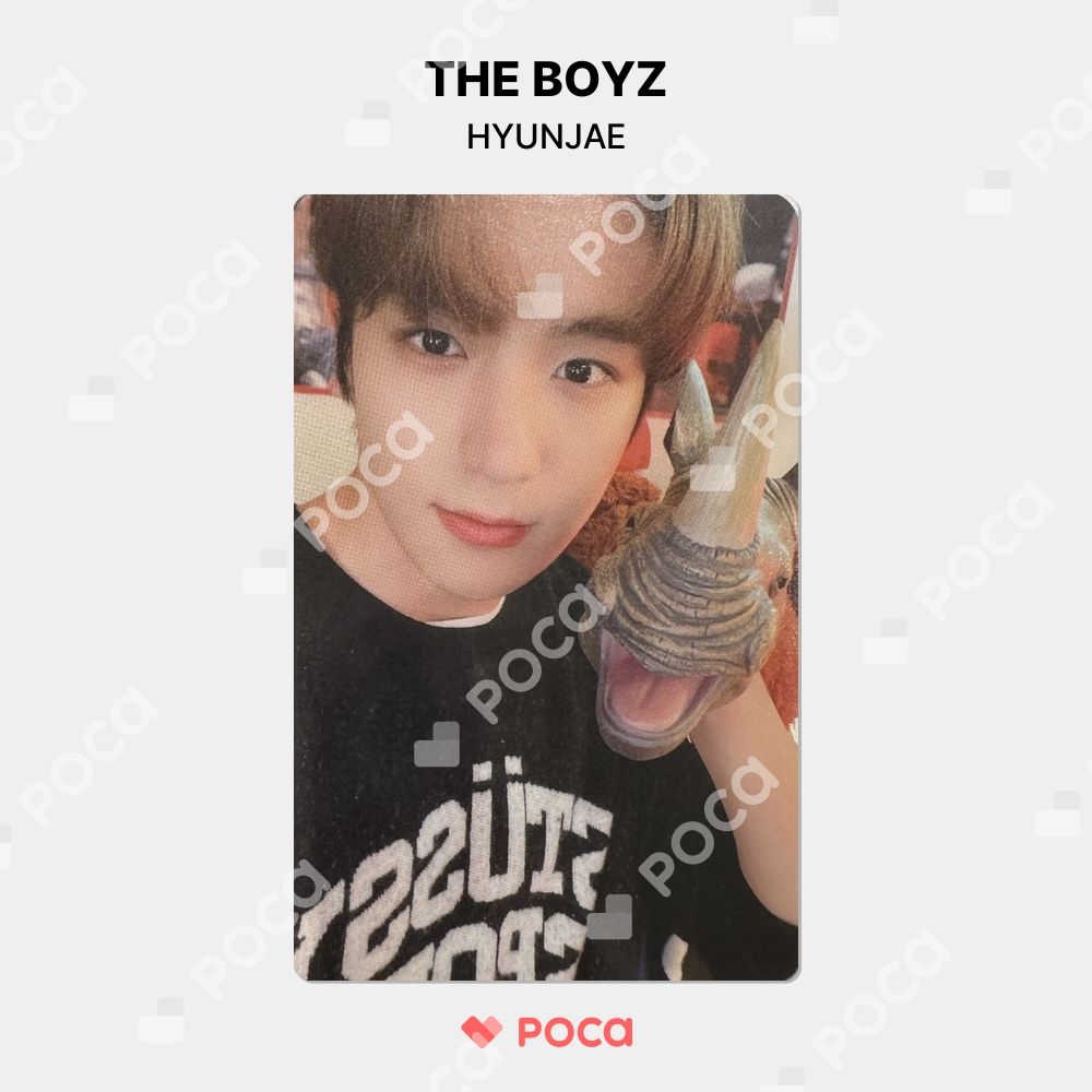 ヒョンジェ THE BOYZ サイントレカ 大人気新品 THE BOYZ HYUNJAE ドボイズ ヒョンジェ 直筆サイン