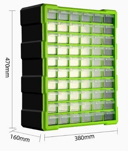 パーツボックス ツールボックス 工具箱 パーツケース 引き出し 60個 小物収納 キャビネット