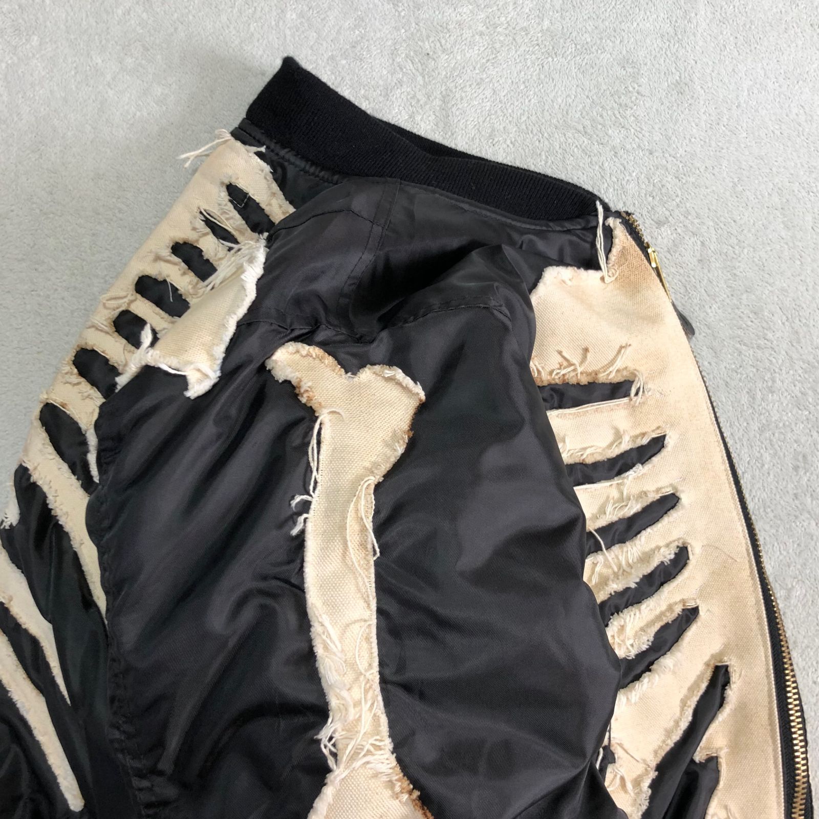 Yutaka Someya Human bone jacket MA-1 ボンバージャケット
