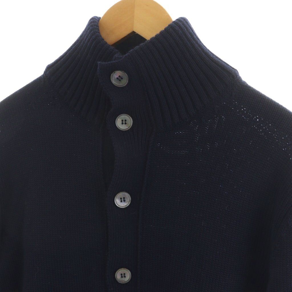 ZANONE ハイネックドライバーズニットカーディガン