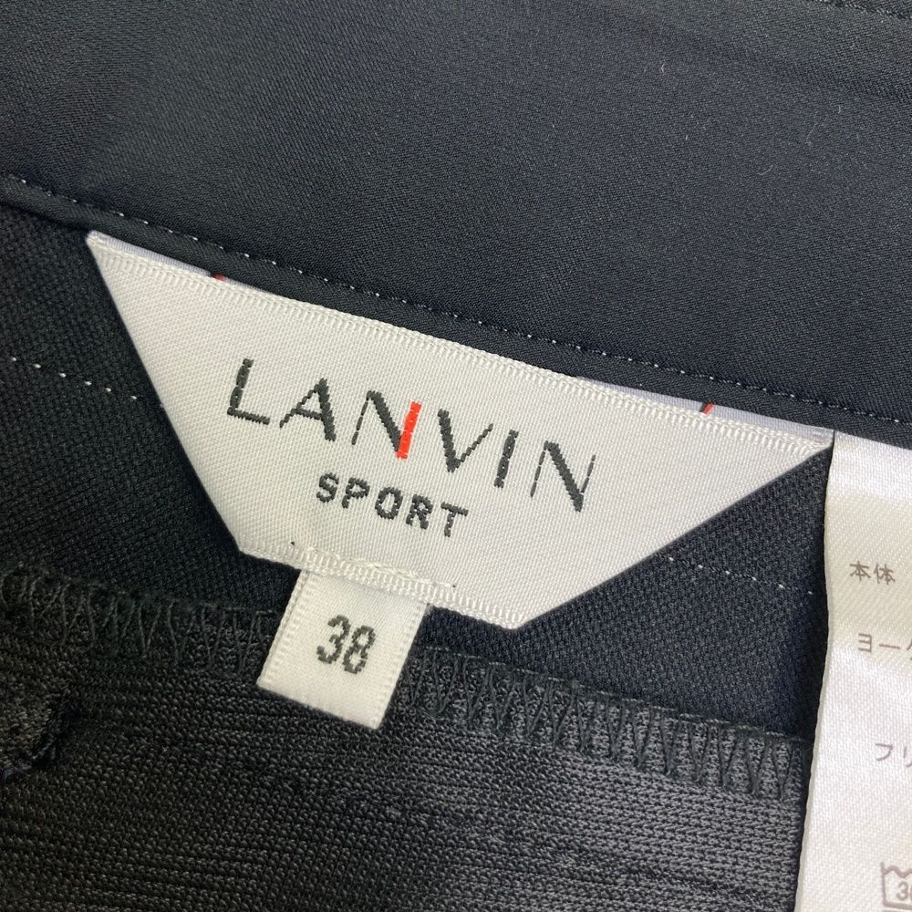 サイズ：38 LANVIN SPORT ランバン スポール スカート ブラック